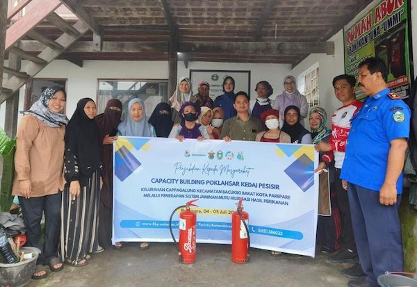 Unhas Tingkatkan Kapasitas Mitra Perikanan di Parepare Lewat Pelatihan Mutu dan K3