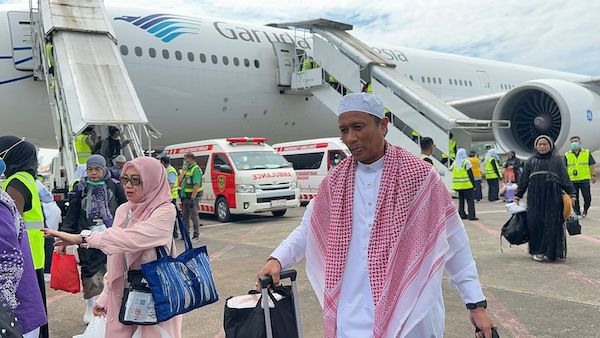 Kloter 39 UPG Tiba, 15.447 Jemaah Haji Telah Kembali ke Tanah Air