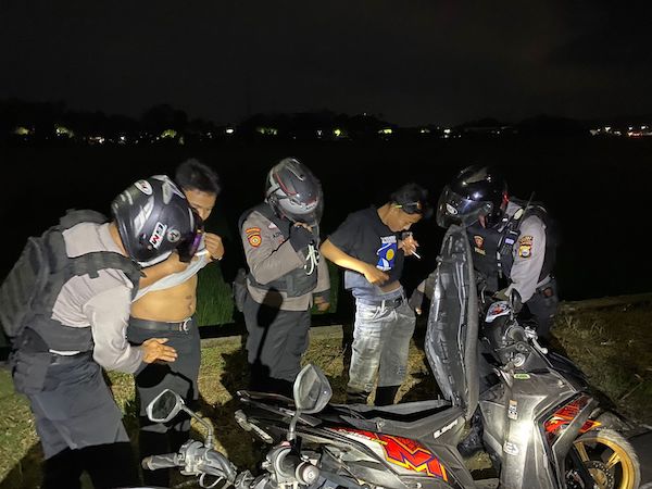 Remaja Nongkrong hingga Larut Malam Jadi Sasaran Patroli Samapta Polres Maros