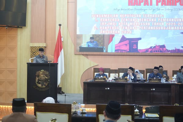 9 Fraksi DPRD Setujui RPJMD dan Laporan APBD Makassar dengan Catatan