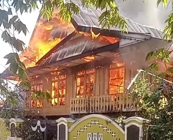 Rumah Panggung di Takalar Hangus Terbakar, Kerugian Capai Rp563 Juta