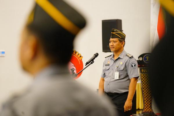 Kanwil Kemenkum Sulsel Bangun Semangat dan Kebersamaan Melalui Apel Pagi