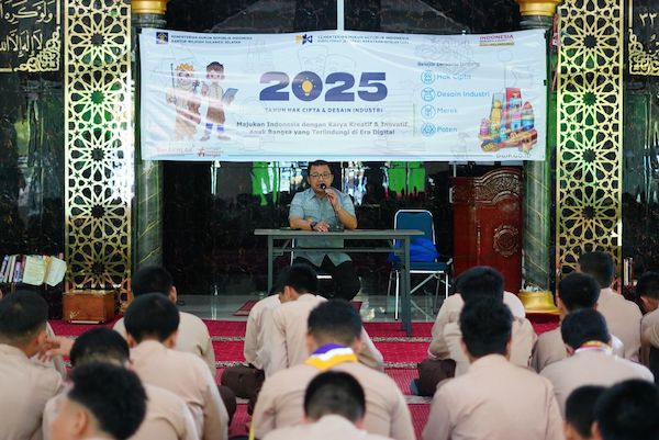Kanwil Kemenkum Sulsel Edukasi Kekayaan Intelektual di SMA Al Fityan Gowa
