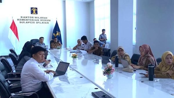 Kanwil Kemenkum Sulsel Harmonisasi Ranperwali Kota Makassar, 2 Diantaranya Dikembalikan