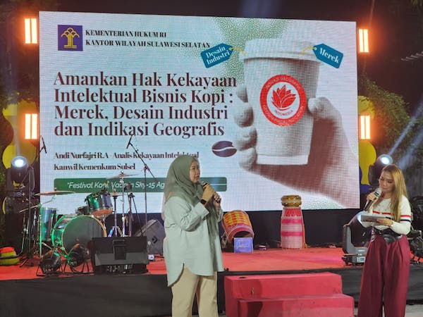 Kanwil Kemenkum Sulsel Edukasi Kekayaan Intelektual Pelaku UMKM Kopi