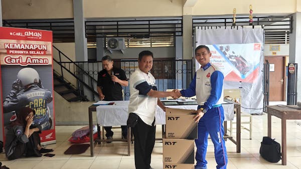 Asmo Sulsel Apresiasi SMK Nasional Makassar atas Prestasi Safety Riding Nasional