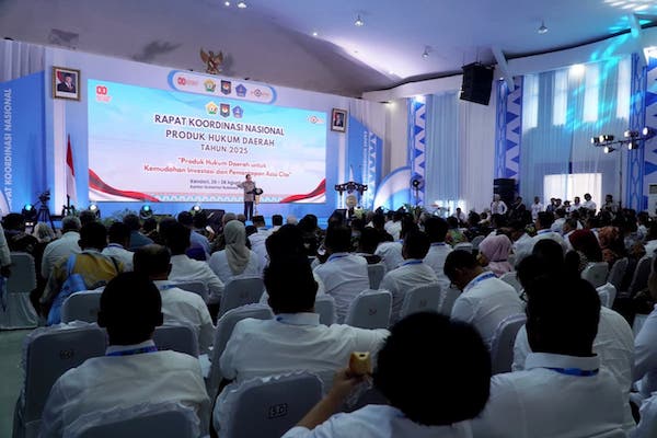 Aliyah di Rakornas Produk Hukum Daerah: Regulasi Kunci Investasi dan Asta Cita
