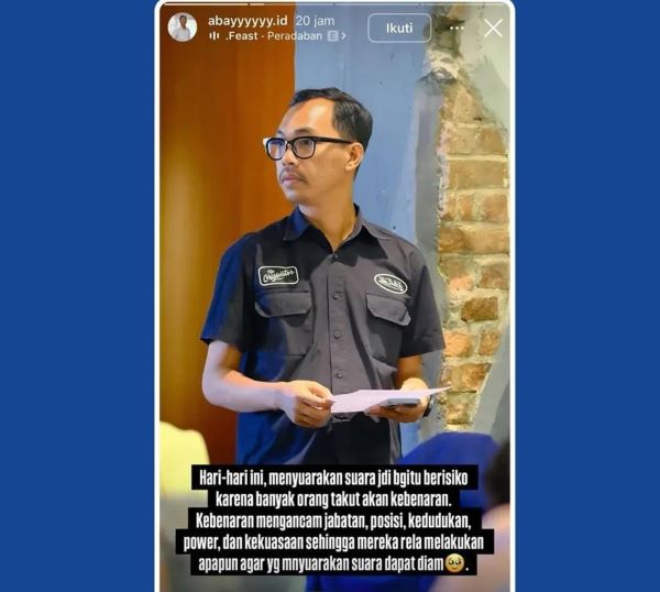 Jejak Digital Abay: Kritik, Doa dan Pesan Hidup Sebelum Gugur