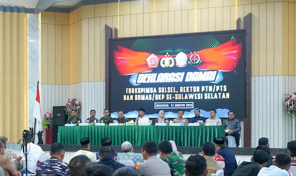 Andi Sudirman Sulaiman Tegaskan Komitmen Sulsel Damai