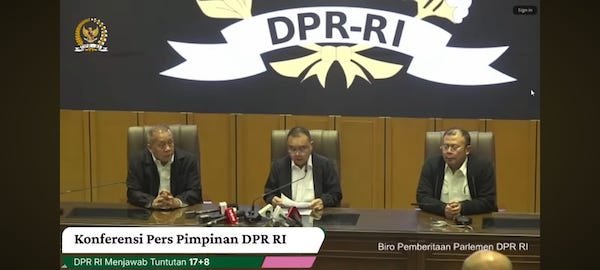 DPR Respon Tuntutan 17+8 dengan Enam Keputusan
