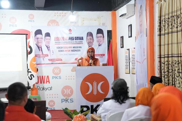 Bupati Gowa Ajak PKS Kolaborasi Majukan Daerah Lewat Musda VI