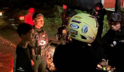 Diduga Mabuk, Pria di Mamuju Mengamuk Bawa Sajam dan Lompat ke Sungai