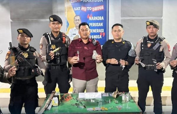 Deteksi Dini Gangguan Keamanan, Rutan-Polres Jeneponto Sidak Blok Hunian