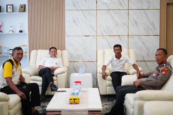 Andi Basmal Terima Koordinasi Terkait Pembentukan Pos Bantuan Hukum di Desa Bassiang