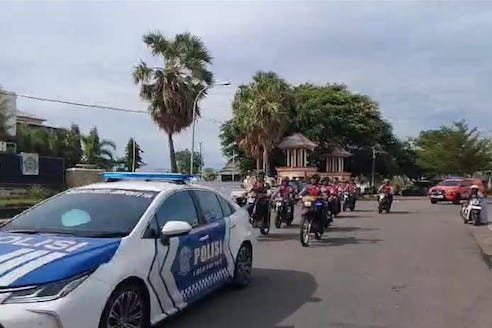 Antisipasi Gangguan Kamtibmas, Polres Jeneponto Gelar Patroli Skala Besar dan KRYD