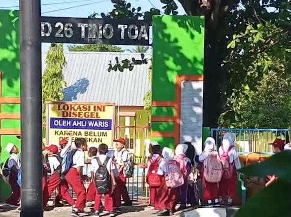 Diduga Sengketa Lahan, SD Tino Toa Bantaeng Disegel Pemilik Lahan: Ratusan Murid Terpaksa Tidak Belajar
