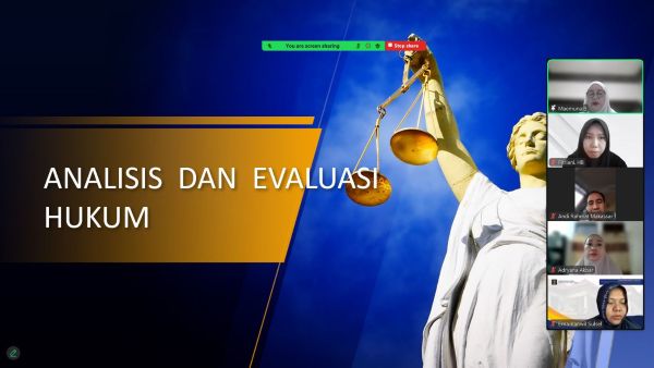 Pegawai Kanwil Kemenkum Sulsel Ikuti Sosialisasi Analisis dan Evaluasi Hukum