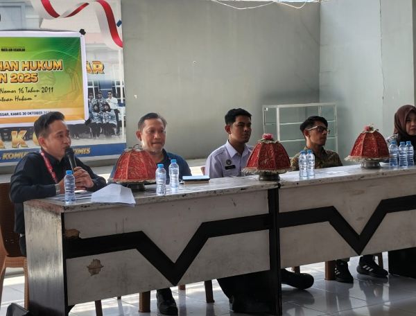 Kanwil Kemenkum Sulsel Gelar Penyuluhan Hukum bagi Tahanan Rutan Makassar