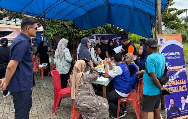 Jelang HUT NasDem, Teguh Gelar Pemeriksaan Kesehatan Gratis di Barru