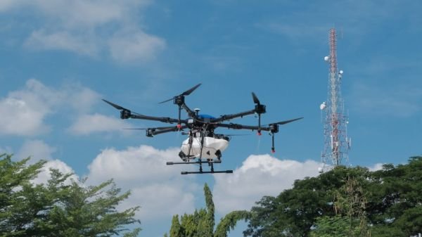 Drone Penebar Benih Padi Karya Sivitas Akademik Unhas, Siap Dukung Modernisasi Pertanian Nasional