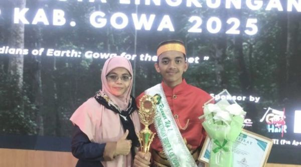 Siswa SMA Bosowa Makassar Runner Up I Duta Lingkungan Kabupaten Gowa 2025