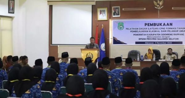 85 CPNS Sidrap Formasi 2024 Ikuti Latsar di BPSDM Sulsel