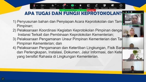 Kanwil Kemenkum Sulsel Bahas Pentingnya Tata Keprotokolan dalam Acara Resmi