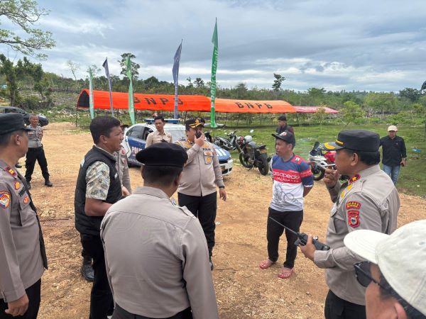 Polres Selayar Gladi Bersih Pengamanan Kunjungan Mentan, Pastikan Seluruh Personel Siap