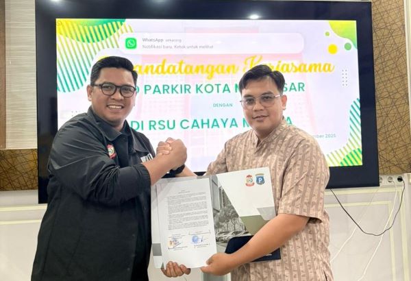 Perumda Parkir Makassar Resmi Kelola Parkir RS Cahaya Medika