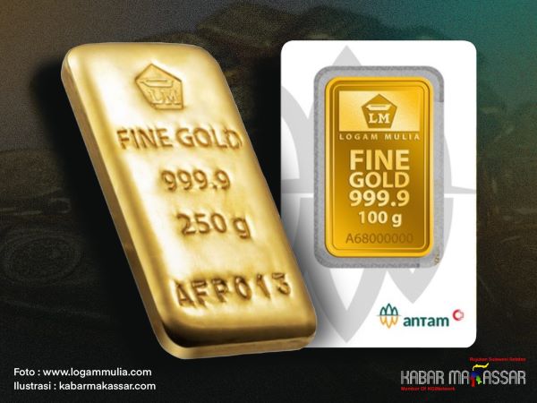 Akhir Pekan, Harga Emas di Pegadaian Terpantau Stagnan