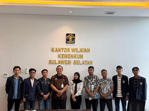 BEM FH Unibos Kunjungi Kanwil Kemenkum Sulsel, Ini yang Dibahas!