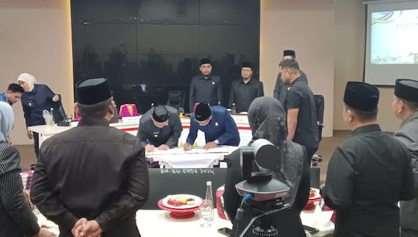 DPRD Makassar-Pemkot Sepakati KUA PPAS 2026, Diproyeksikan Rp5,1 Triliun
