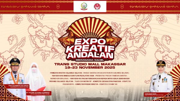 Expo Kreatif Andalan 2025, Wadah UMKM Sulsel Tunjukkan Karya dan Daya Saing Pasar Global