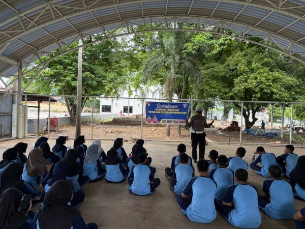 Police Goes to School, Satlantas Maros Sosialisasi Tertib Lalu Lintas