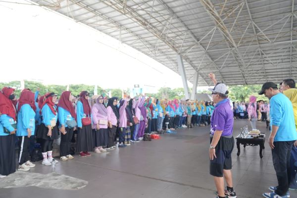 1.500 Lansia Ikuti Senam Massal di Makassar