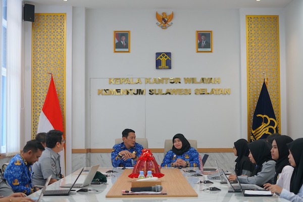 Kanwil Kemenkum Sulsel Siap Kawal Pelaksanaan Audit Ketaatan Bantuan Hukum oleh Itjen