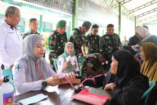 Peringati Hari Juang TNI AD ke-80, Kodim 1425 Jeneponto Bakti Sosial Kesehatan