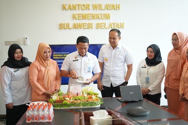 Ketua DWP Kanwil Kemenkumham Sulsel Ikuti Puncak HUT ke-26 Dharma Wanita Persatuan