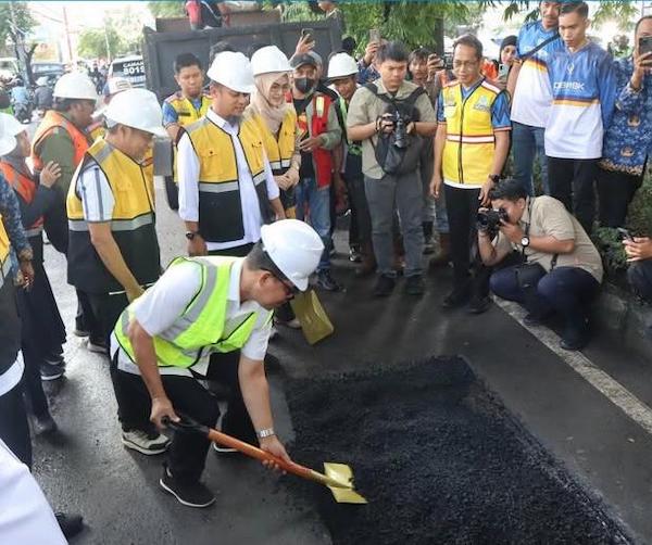 Jalan Hertasning-Aroepala Mulai Dikerja, Pemprov Sulsel Terapkan Rekayasa Lalu Lintas