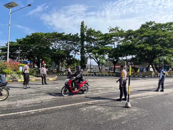 Jelang Nataru, Polres Jeneponto Intensifkan Pengaturan dan Himbauan di Operasi Lilin 2025