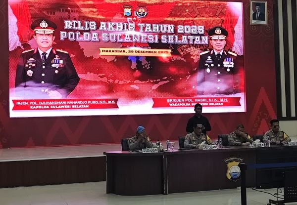 Operasi Kepolisian Tekan Kriminalitas, Kasus Pidum di Sulsel Turun Sepanjang 2025