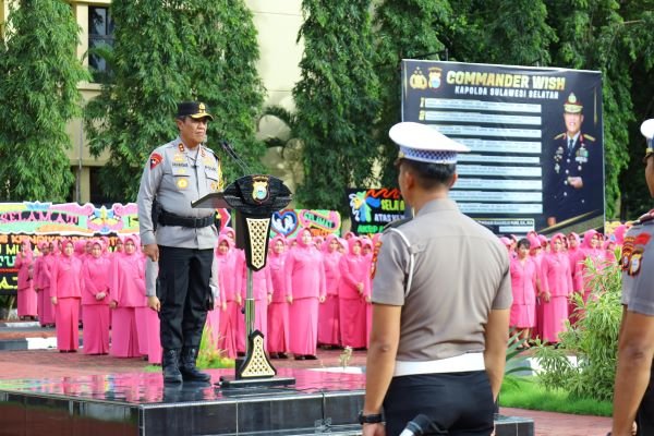 Kenaikan Pangkat Personel, Kapolda Sulsel Tekankan Disiplin dan Integritas