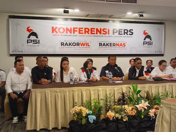 Hampir 3.000 Kader Bakal Hadir di Rakorwil-Rakernas PSI 2026 di Makassar