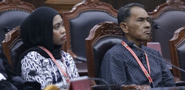 MK Tolak Uji UU Pensiun Janda