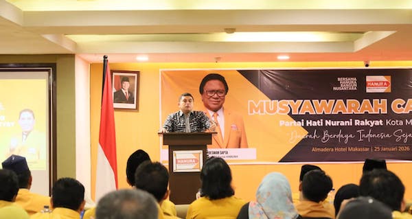 Muscab Hanura Makassar, Appi Tekankan Sinergi Bangun Kota