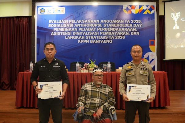 Polres Jeneponto Borong Tiga Penghargaan dalam Forum Evaluasi KPPN Bantaeng