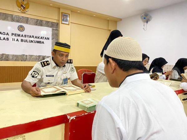 Sambut Ramadan, Lapas Bulukumba Latih WBP Jadi Imam Tarawih