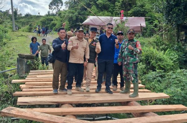 Jembatan Poros Matangnga–Keppe Ambruk, PUPR Sulbar Bangun Akses Darurat