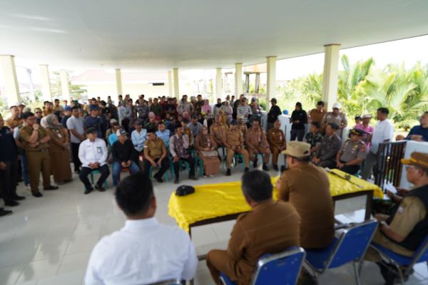 Evaluasi Anggaran Rp8 Miliar, Gubernur SDK Tinjau Transmigrasi Tanjung Cina Pasangkayu