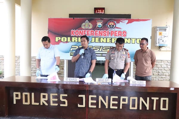 Nekat Edarkan Sabu 150 Gram di Jeneponto, Pria Asal Bantaeng Diciduk Polisi